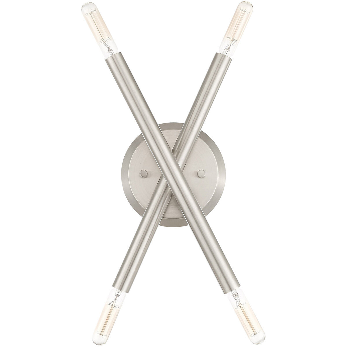 Soho 4 Light 6 inch Brushed Nickel Sconce Wall Light