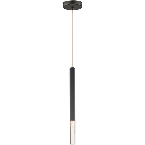 Diaphane LED 1.5 inch Black Single Pendant Ceiling Light