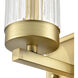 Iversen 1 Light 5 inch Vintage Brass Vanity Light Wall Light