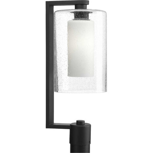 Compel 1 Light 22 inch Textured Black Outdoor Post Lantern