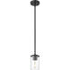 Thayer 1 Light 4.75 inch Matte Black Pendant Ceiling Light