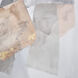 Bertram Gray with Ochre and Champagne Gold Framed Wall Art