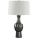 Tennille 31 inch 150 watt Warm Gray Glaze and Antique Brass Table Lamp Portable Light