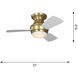 Ikon 32 inch Matte White Ceiling Fan