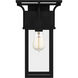 Markley 1 Light 15 inch Earth Black Outdoor Wall Lantern