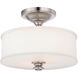 Harbour Point 2 Light 13.50 inch Semi-Flush Mount