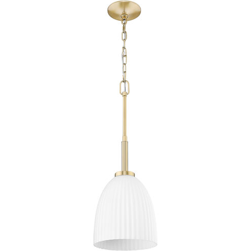 Naya 1 Light 8 inch Modern Gold Pendant Ceiling Light