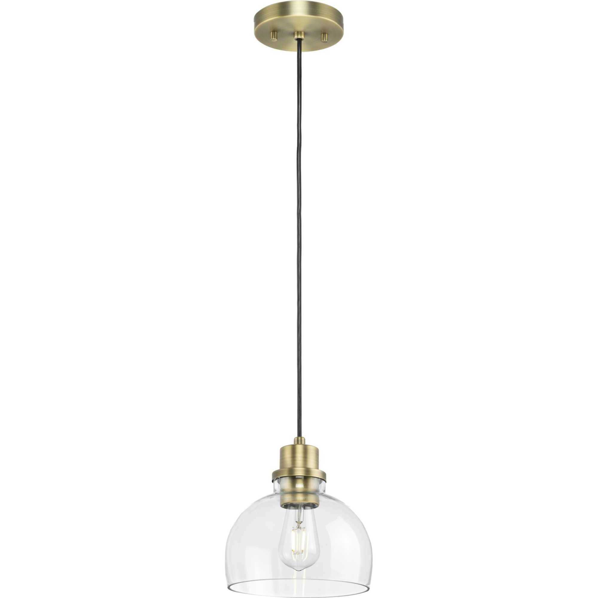 Garris 1 Light 8 inch Vintage Brass Mini Pendant Ceiling Light