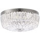 Signature Regina LED 11.9 inch Polished Nickel Flush Mount Ceiling Light, Schonbek Signature
