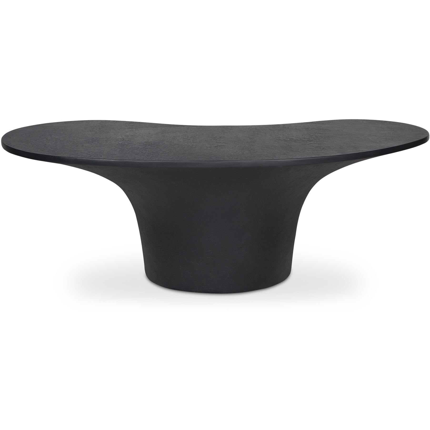Yumi 47 X 23.6 inch Black Outdoor Coffee Table
