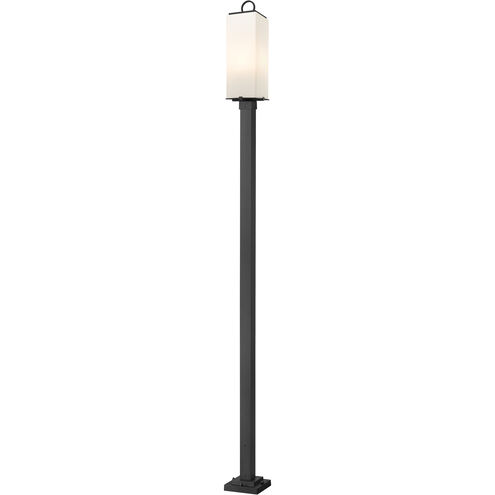 Sana 3 Light 120.25 inch Black Outdoor Post Mounted Fixture