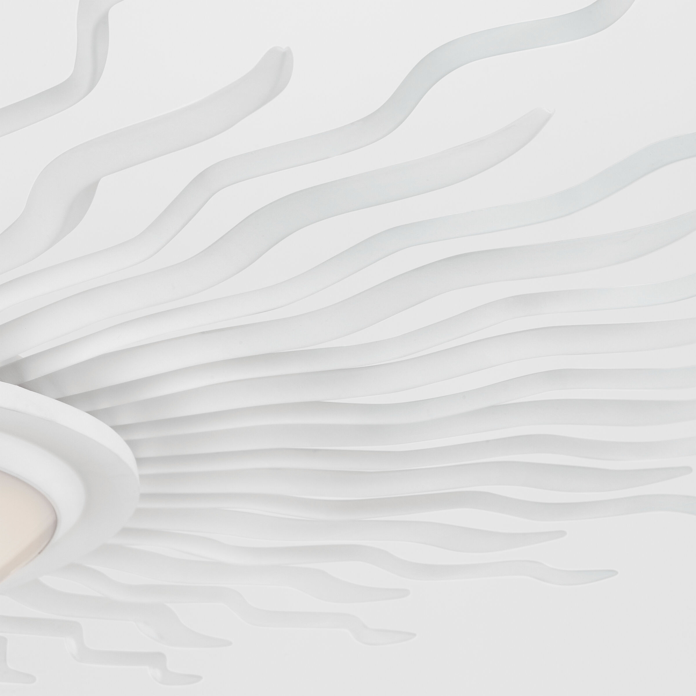 Suzanne Kasler Re LED 38.25 inch Matte White Semi-Flush Mount Ceiling Light