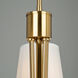 Rhythm LED 23.6 inch Brushed Gold Chandelier Ceiling Light