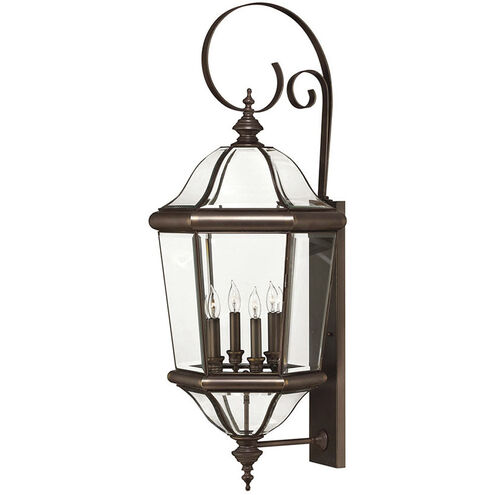 Augusta Outdoor Wall Mount Lantern, Large