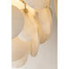 Serenity LED 12 inch Gold Leaf Wall Sconce Wall Light