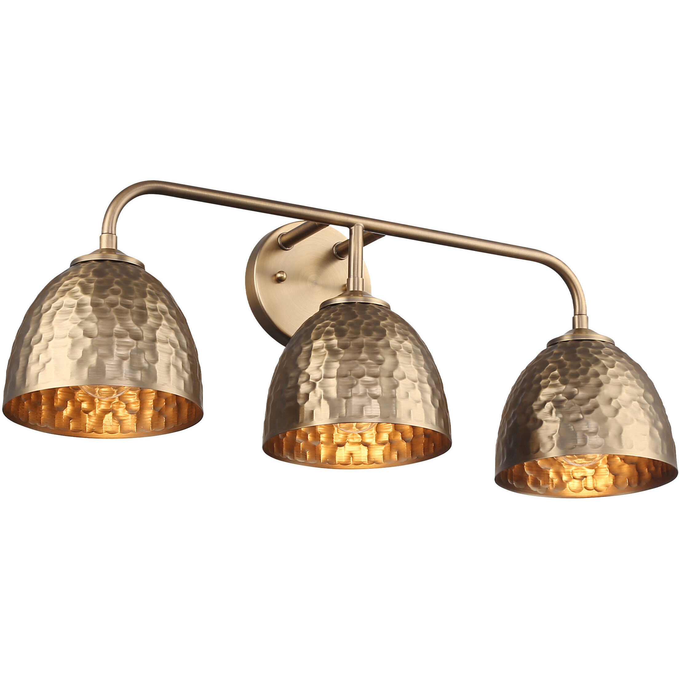 Shepard Vanity Wall Light in Modern Brass