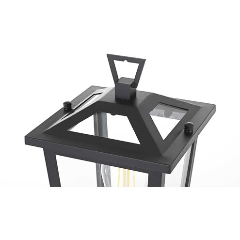 Cayman 1 Light 16.5 inch Black Outdoor Post Light