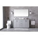 Hayes 60 X 22 X 35 inch Grey Vanity Sink Set