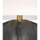 Kelly Wearstler Delmar 22.25 inch 15 watt Stained Black Metallic Table Lamp Portable Light