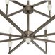 Montclair 12 Light 38 inch Forged Bronze and White Chandelier Ceiling Light