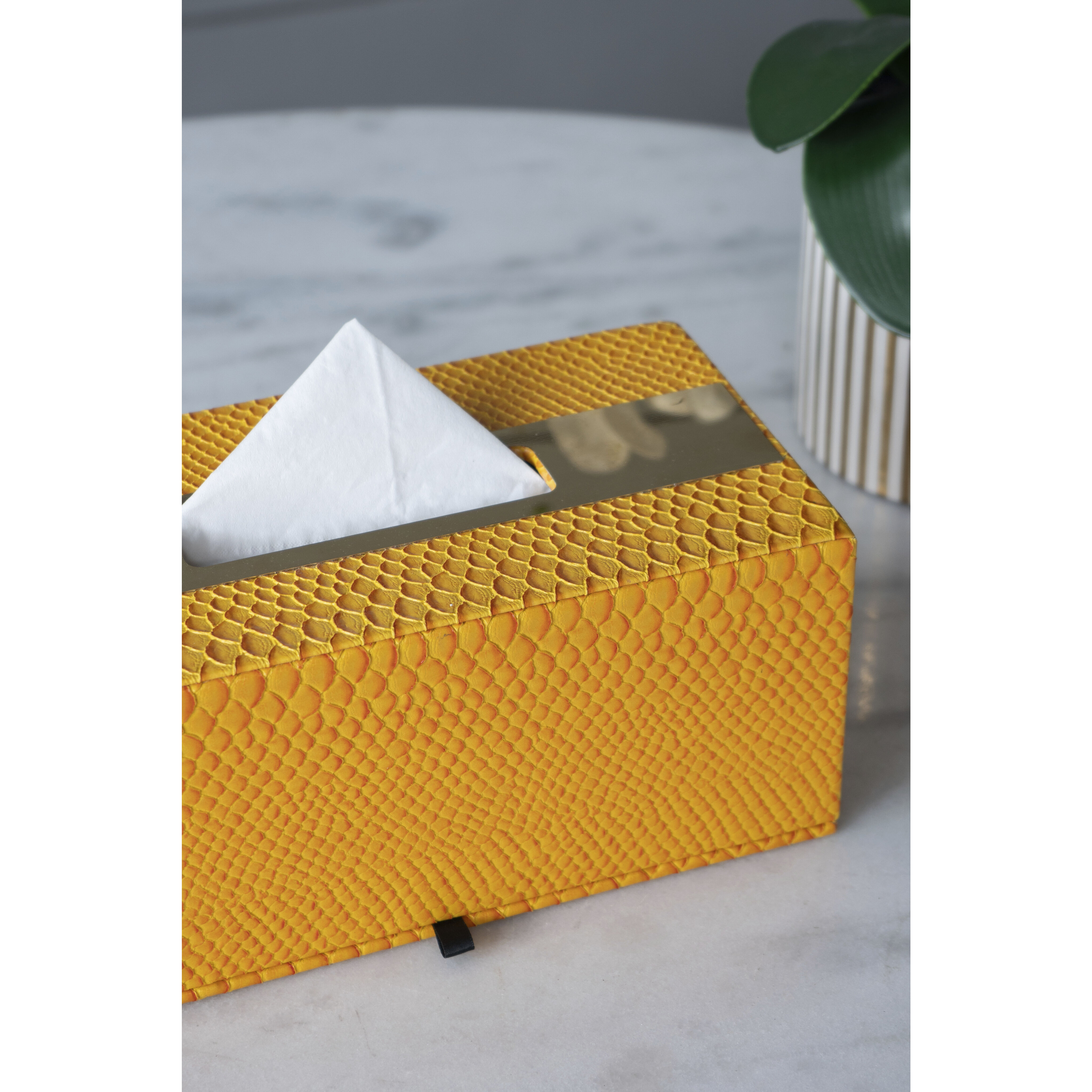 Yellow tissue hotsell box cover