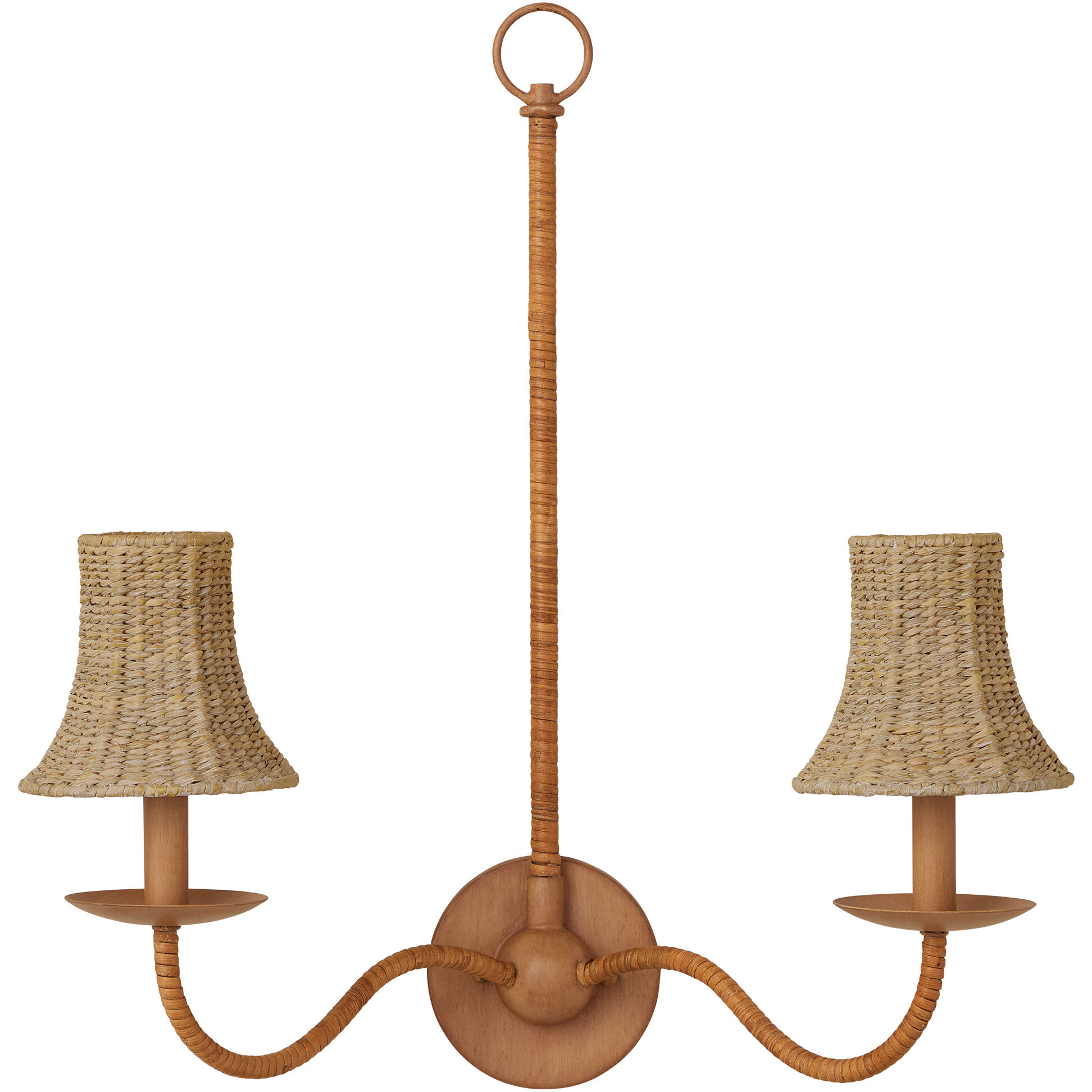 Bell Natural 5.5 inch Chandelier Shade, Suzanne Duin Collection