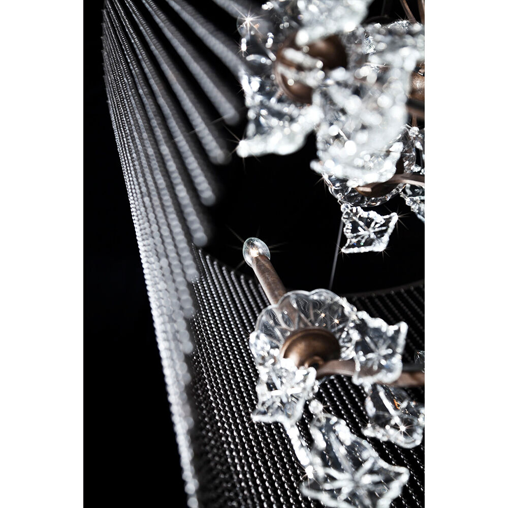 Bloomington 30 inch Chrome Pendant Ceiling Light, Small