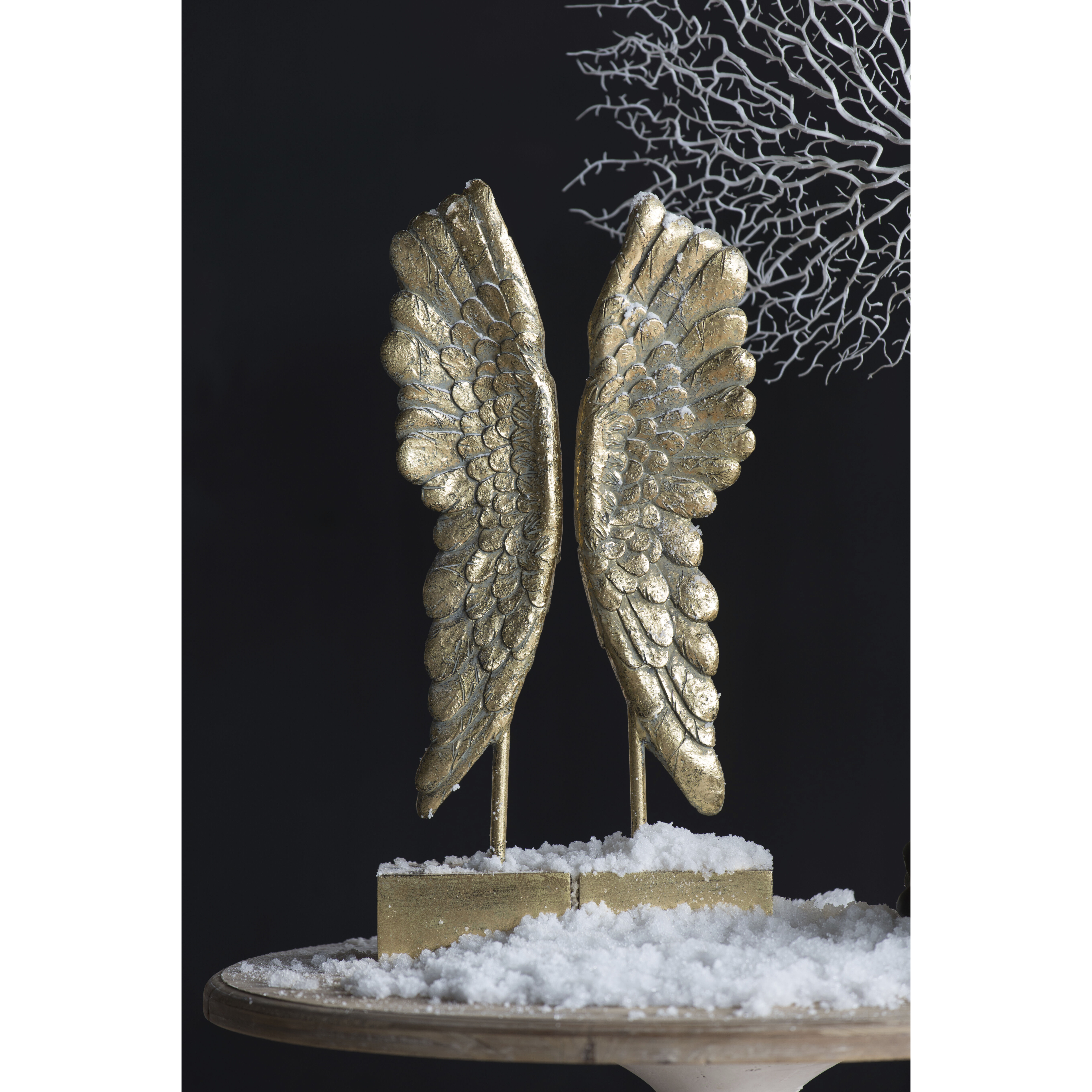 Wing 9.9 X 4.1 inch Gold Book Ends