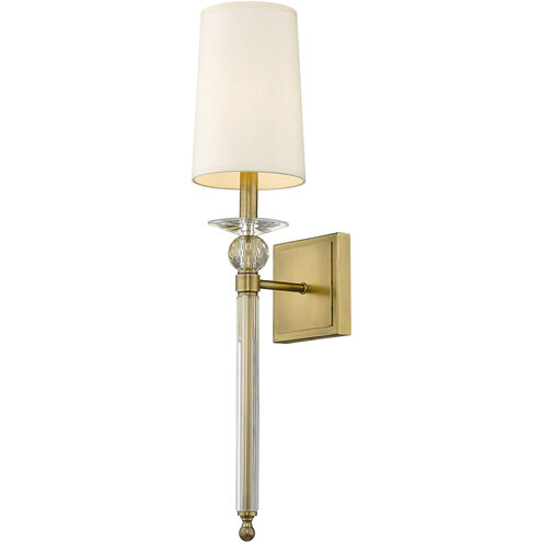 Ava 1 Light 5.5 inch Rubbed Brass Wall Sconce Wall Light