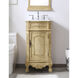 Danville 19 X 19 X 36 inch Antique Beige Vanity Sink Set