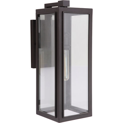 Elm 1 Light 16 inch Dark Bronze Outdoor Wall Lamp, Small