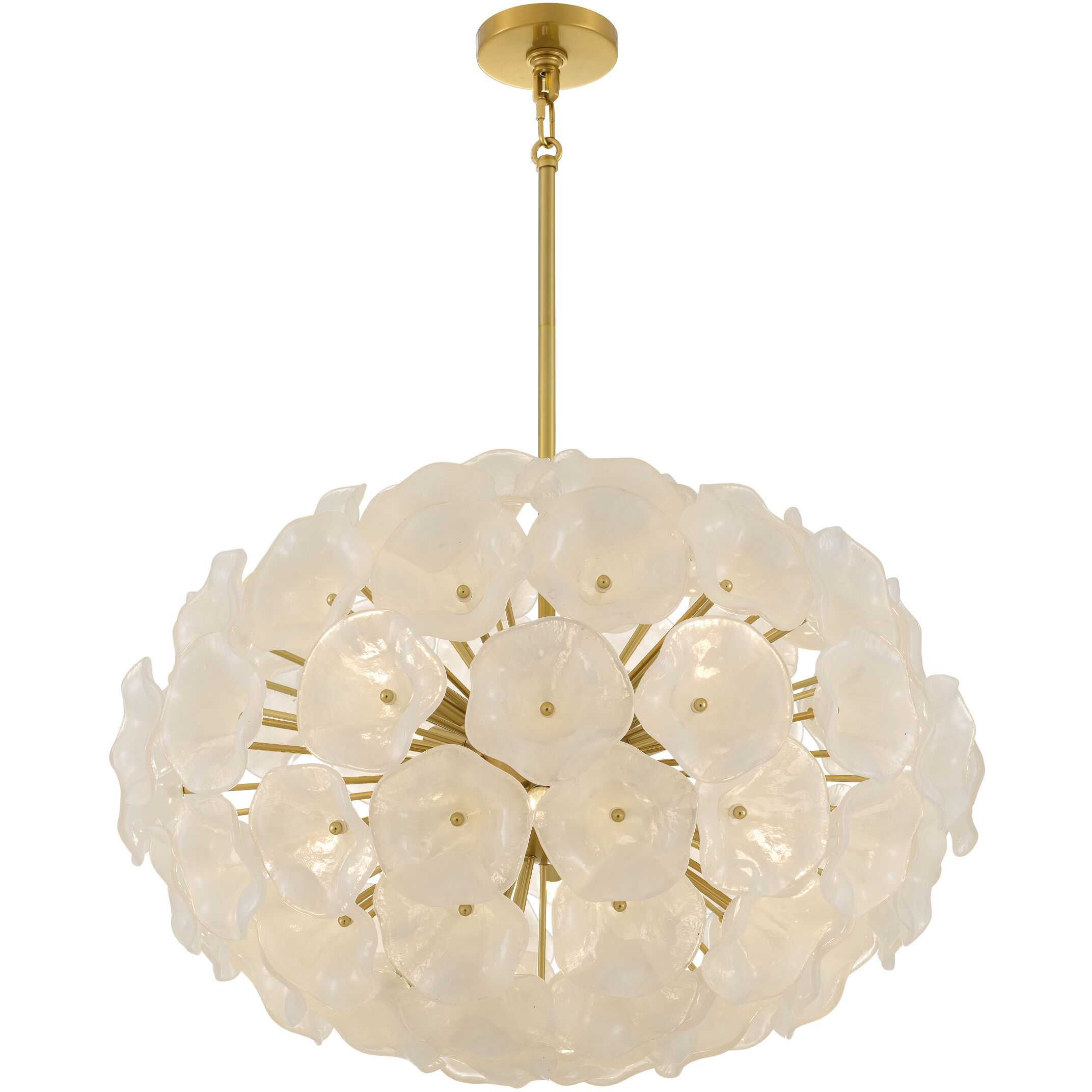 Audrey Pendant Ceiling Light in Brushed Gold