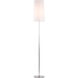 Sleeker 62 inch 12.00 watt Polished Chrome Floor Lamp Portable Light