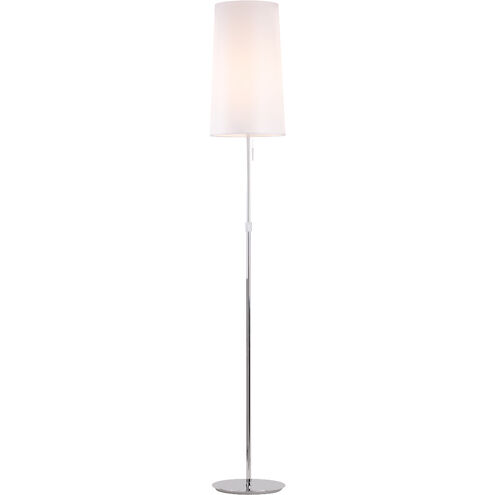 Sleeker 62 inch 12.00 watt Polished Chrome Floor Lamp Portable Light