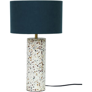 Terrazzo 20 inch 60.00 watt Multicolor Table Lamp Portable Light, Cylinder