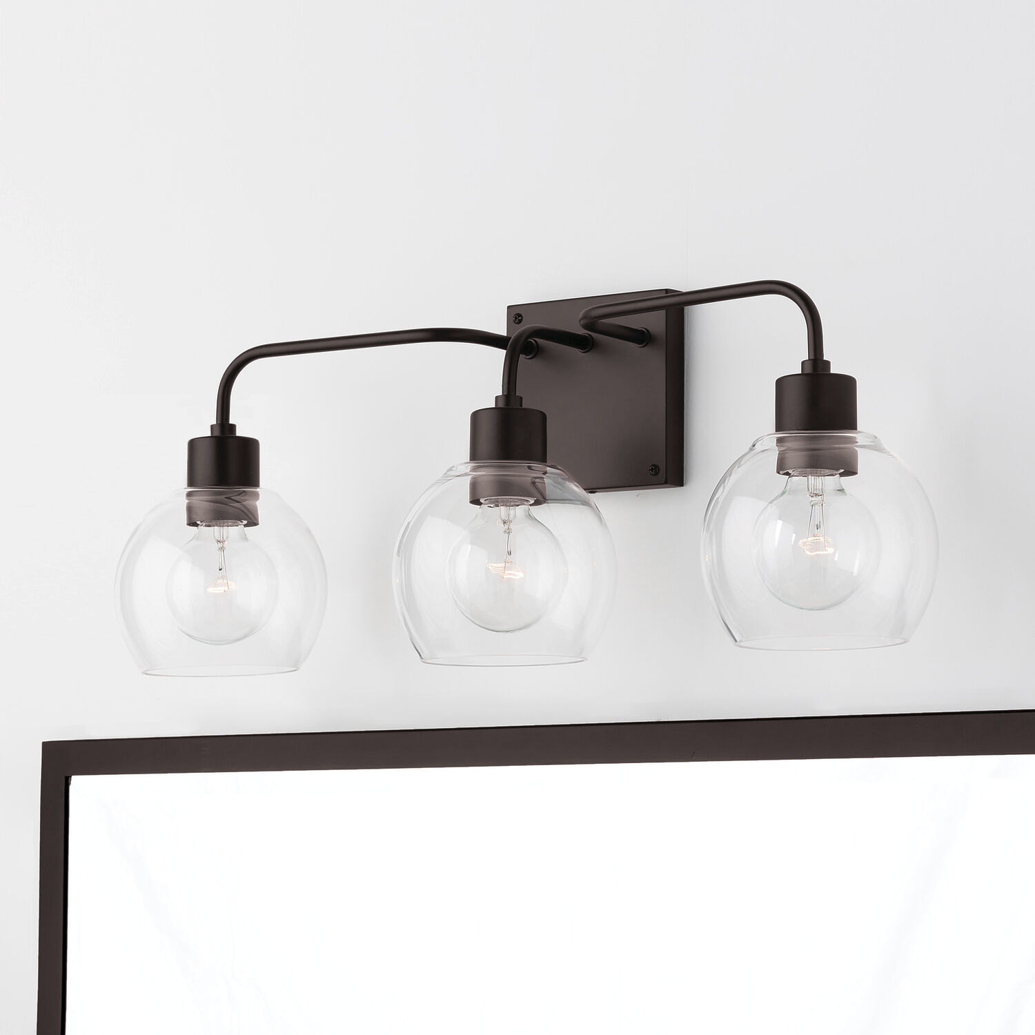 Tanner 3 Light 25 inch Bronze Vanity Light Wall Light