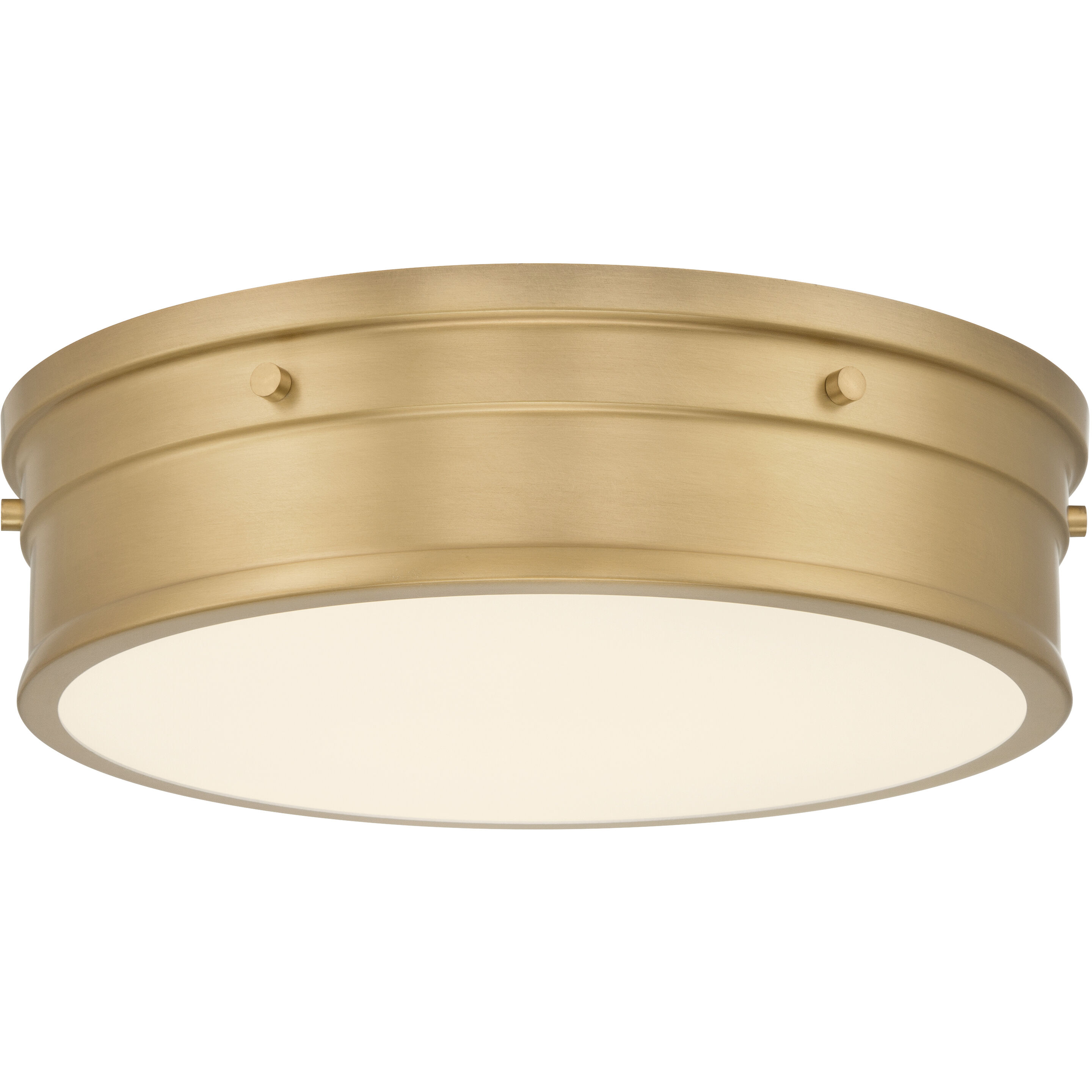 Marnex LED 13 inch Legacy Brass Flush Mount Ceiling Light