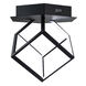 Canada LED 8 inch Black LED Flush Mount Ceiling Light