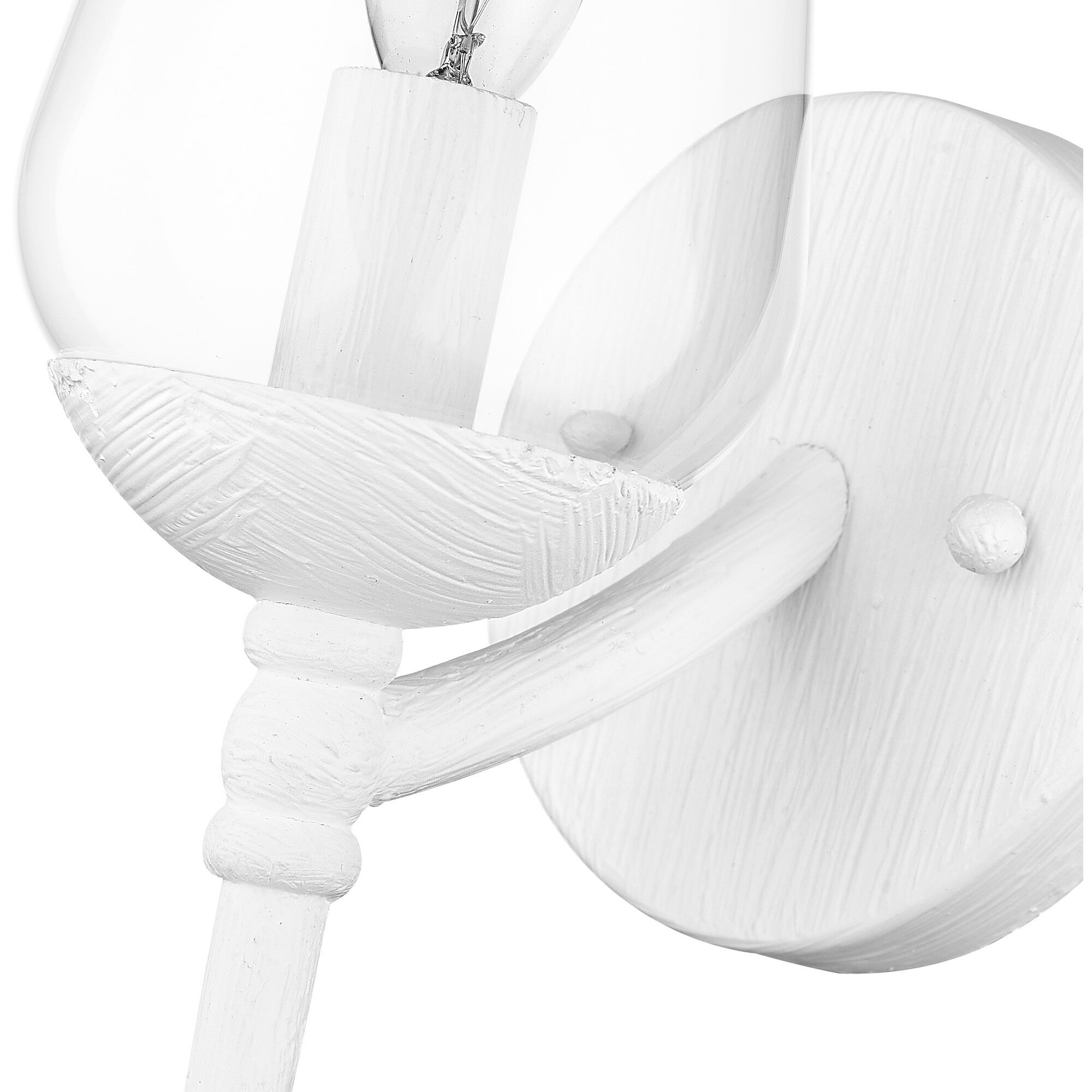 Regent 1 Light 4.75 inch Textured White Plaster Wall Sconce Wall Light