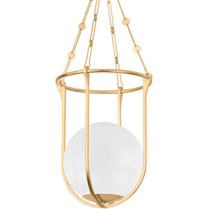 Verbank 1 Light 17.75 inch Vintage Gold Leaf Indoor Lantern Ceiling Light