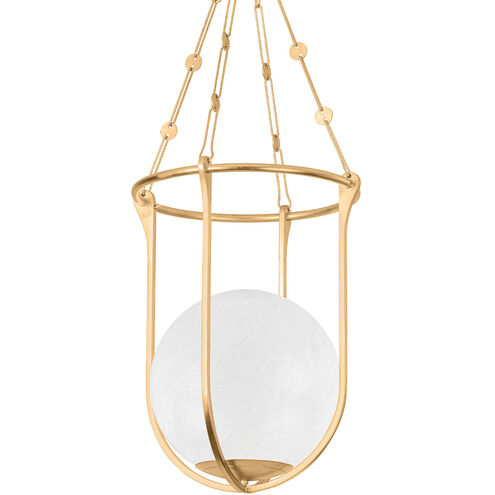 Verbank 1 Light 17.75 inch Vintage Gold Leaf Indoor Lantern Ceiling Light