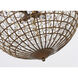 Canada 4 Light 19 inch Bronze Chandelier Ceiling Light