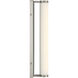 Yep Stratum 1 Light 17.5 inch Brushed Nickel with Persian Green Marble Vanity Light Wall Light