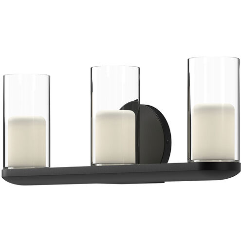 Birch LED 19 inch Black Bath Vanity Light Wall Light