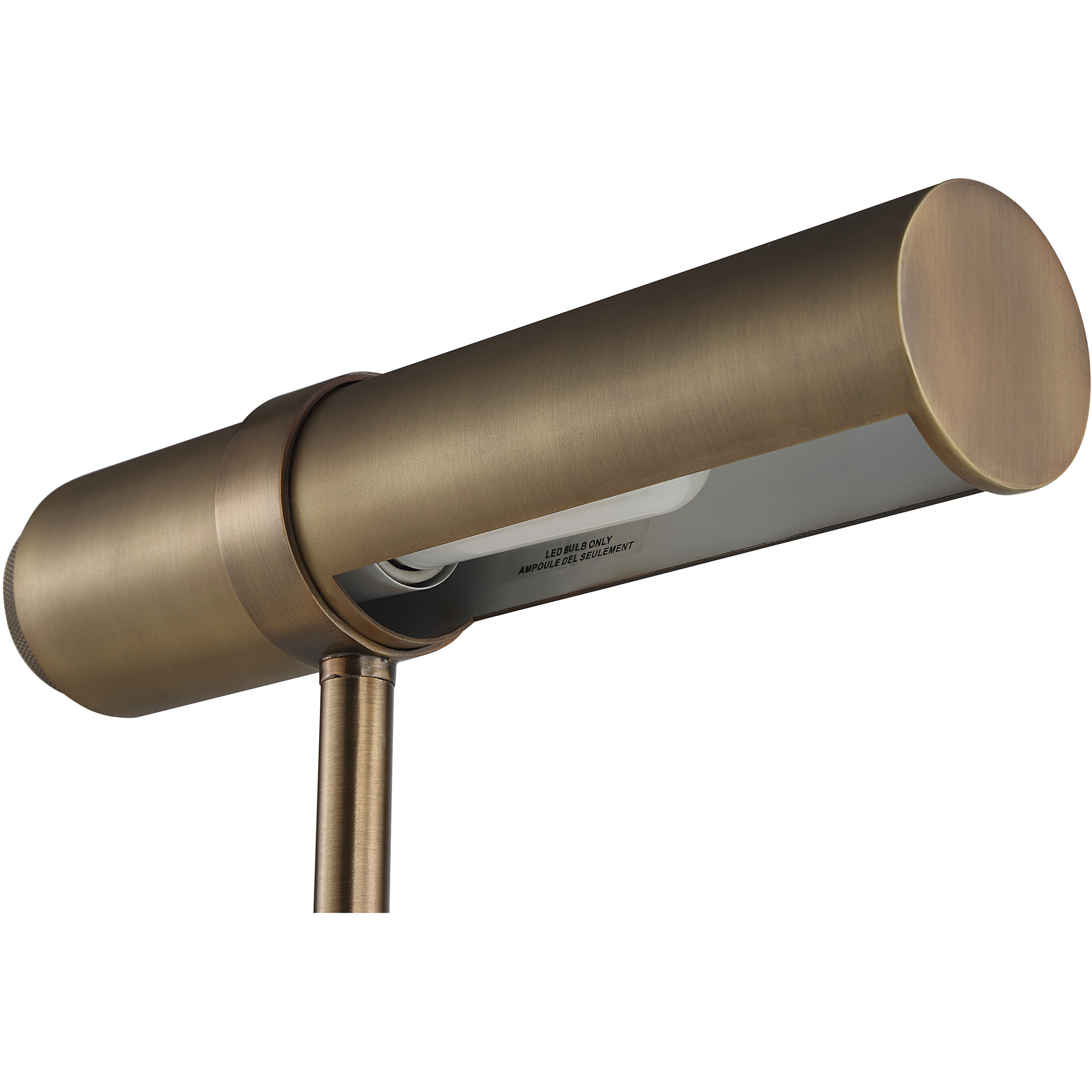 Gusle 21.5 inch Dark Antique Brushed Bronze Table Lamp Portable Light