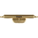 Caillier 26 watt 23.25 inch Lacquered Brass Picture Light Wall Light