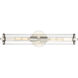 Cylora 2 Light 22.75 inch Polished Nickel Bathroom Vanity Light Bar Wall Light