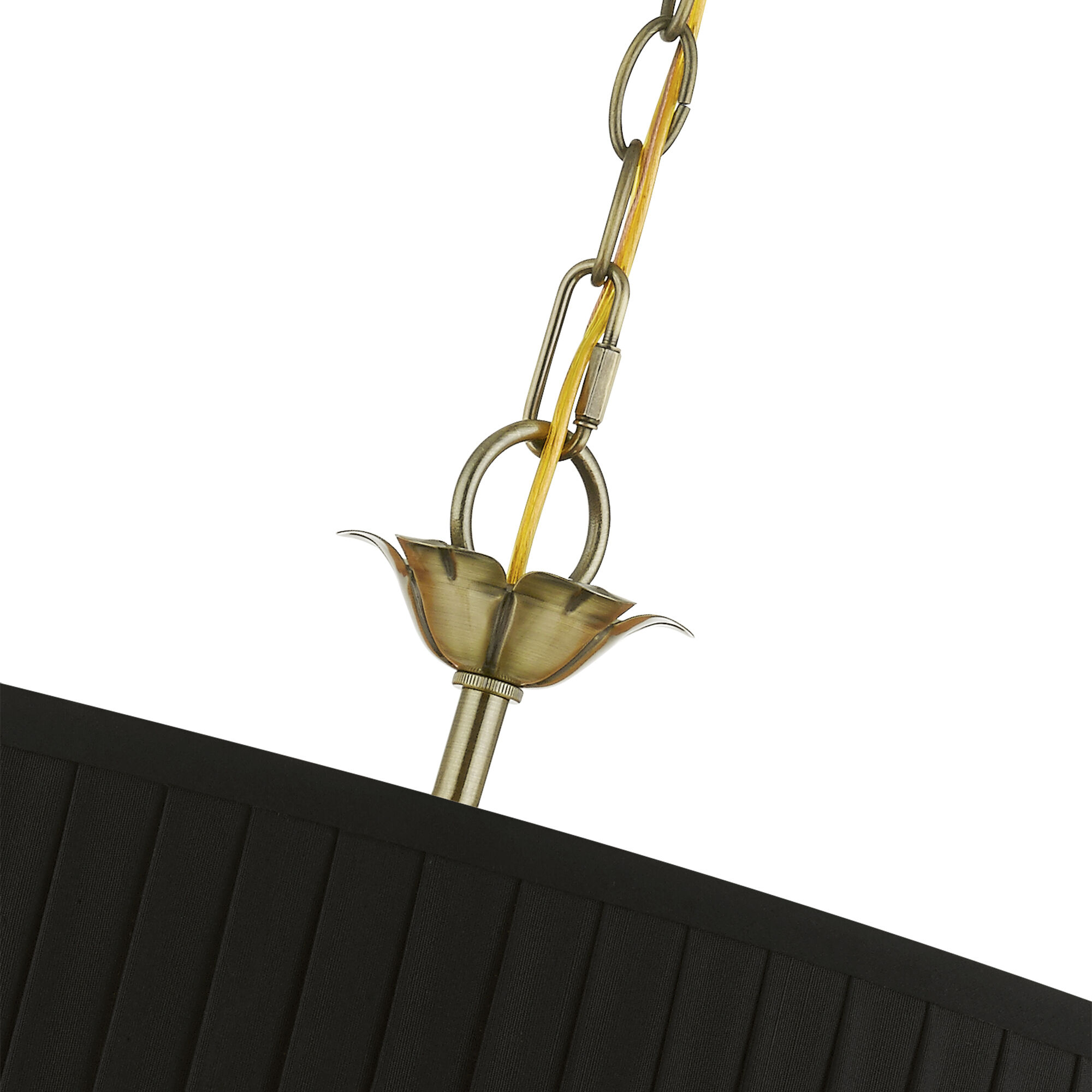 Harrington 5 Light 23 inch Antique Brass Pendant Chandelier Ceiling Light