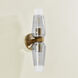 Rex 2 Light 4.75 inch Patina Brass Wall Sconce Wall Light