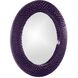 Bergman 32 X 32 inch Glossy Royal Purple Wall Mirror